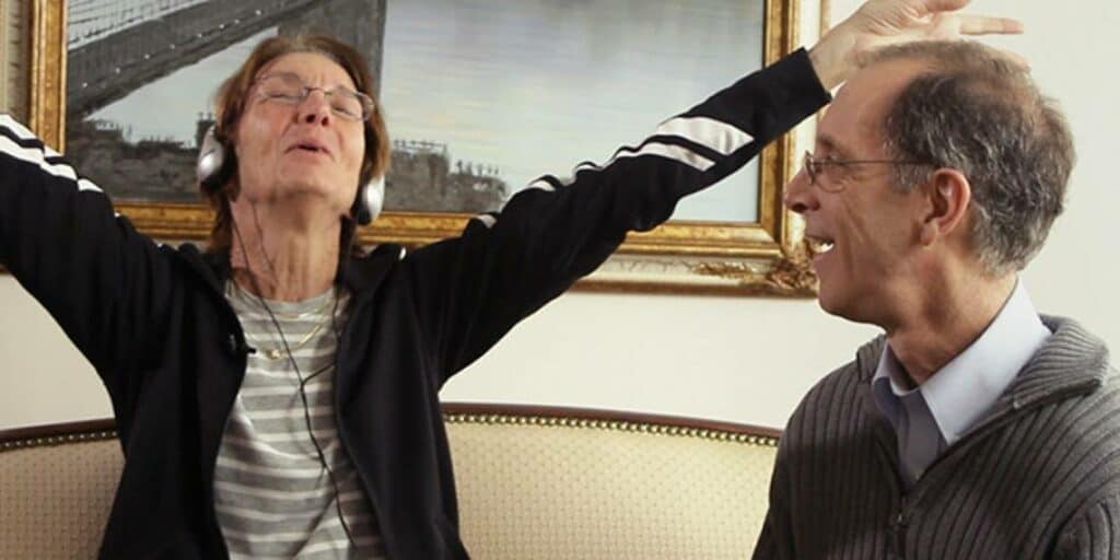 Dan Cohen with Mary Lou from Alive Inside