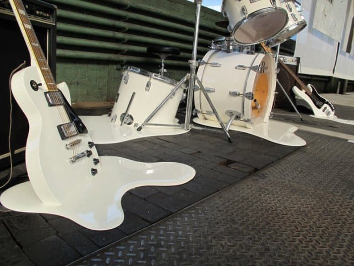Amazing Music Sculptures - melted-instruments-art-piece