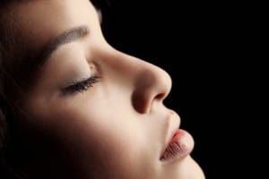 Listening with eyes closed